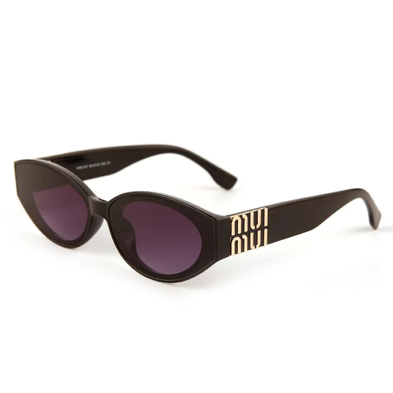 2025 Glamour Fashion Women Sunglasses Luxury Oval Designer Men Glasses Trend Classic Brand Unisex Shades UV400
